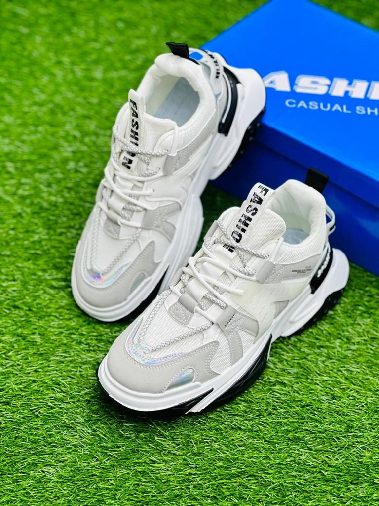 New Bmaiin Fashion Sneakers TQ Mix White